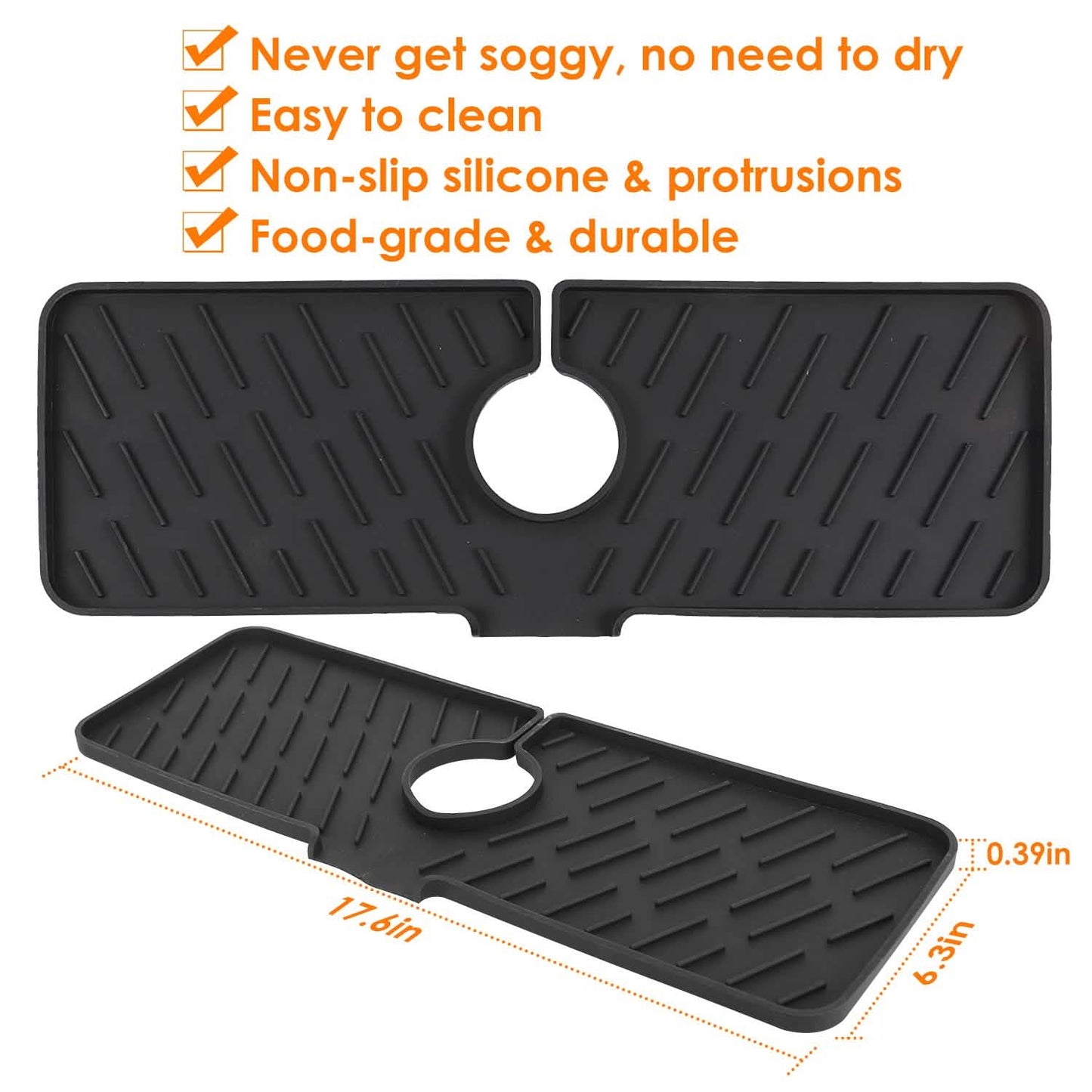 Silicon Faucet Kitchen Sink Mat DailySale