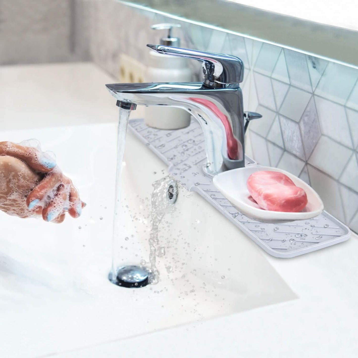 Silicon Faucet Kitchen Sink Mat DailySale