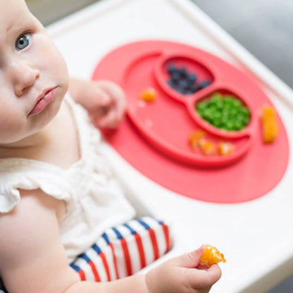 Silicone Feeding Placemat and 3-Section Plate DailySale