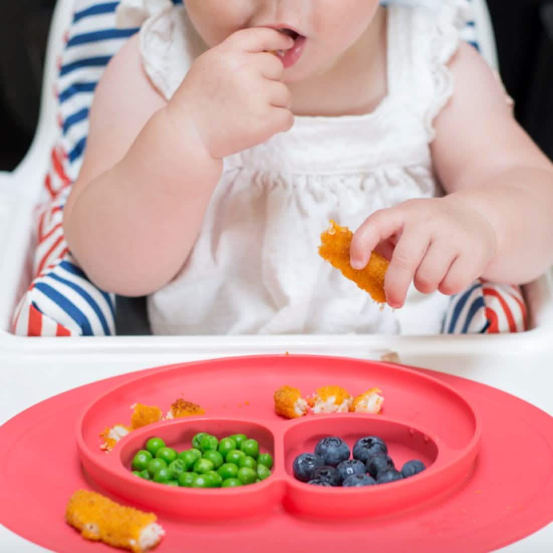 Silicone Feeding Placemat and 3-Section Plate DailySale