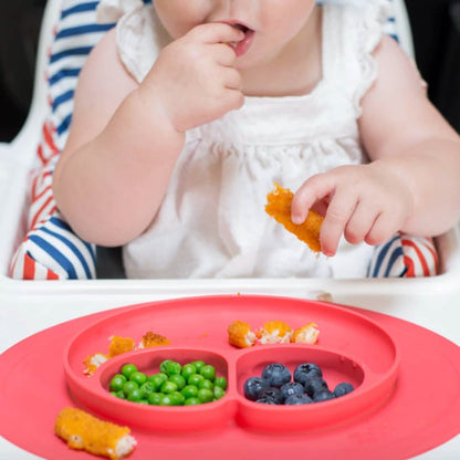 Silicone Feeding Placemat and 3-Section Plate DailySale