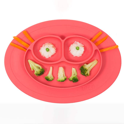 Silicone Feeding Placemat and 3-Section Plate DailySale