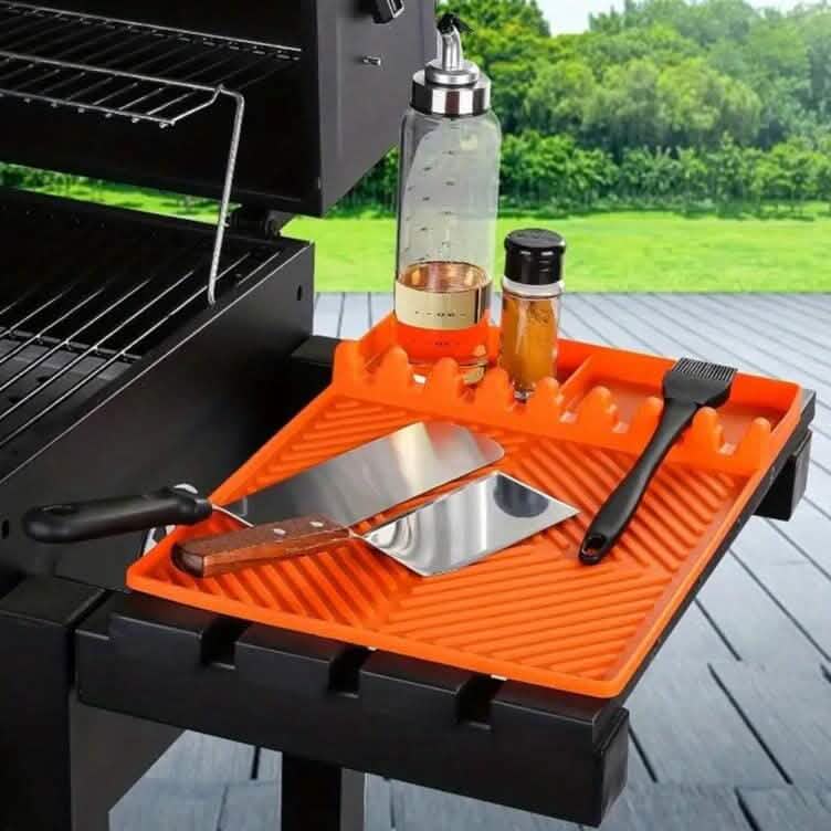 Silicone Grill Mat with Side Shelf DailySale