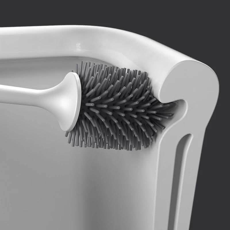 Silicone Head Toilet Brush Quick Draining Clean Tool DailySale