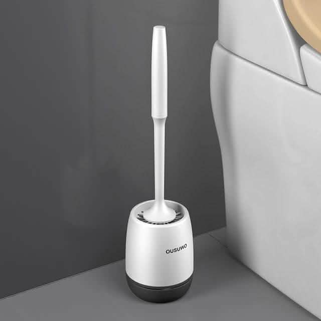 Silicone Head Toilet Brush Quick Draining Clean Tool DailySale