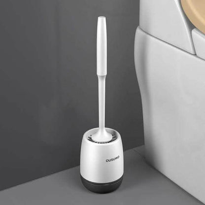Silicone Head Toilet Brush Quick Draining Clean Tool DailySale