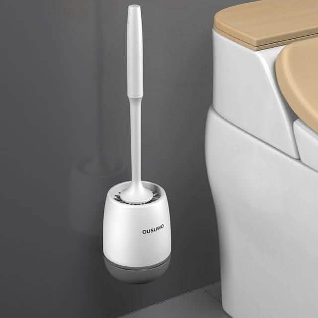 Silicone Head Toilet Brush Quick Draining Clean Tool DailySale