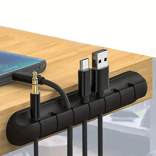 Silicone Multi-Slot Cable Cord Organizer Clips DailySale