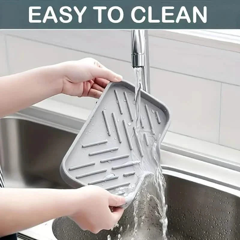 Silicone Sink Organizer Tray – Non-Food Contact Soap Holder DailySale