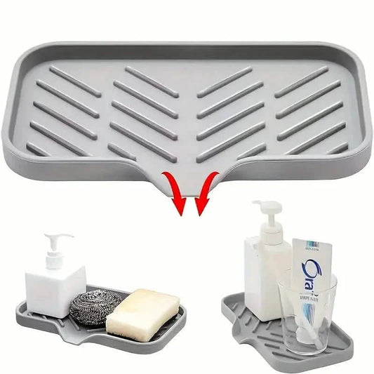 Silicone Sink Organizer Tray – Non-Food Contact Soap Holder DailySale