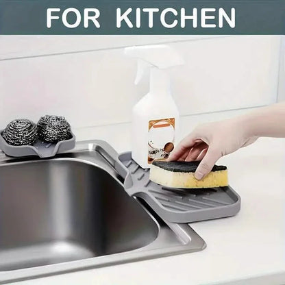 Silicone Sink Organizer Tray – Non-Food Contact Soap Holder DailySale
