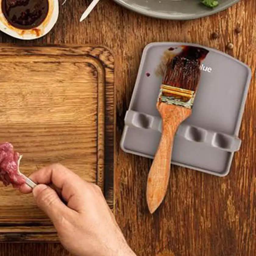 Silicone Spoon Rest with Drip Pad DailySale