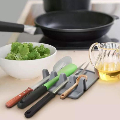 Silicone Spoon Rest with Drip Pad DailySale
