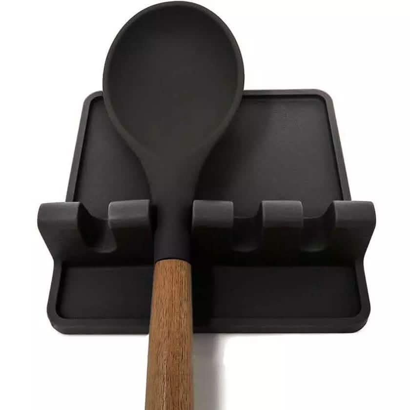 Silicone Spoon Rest with Drip Pad DailySale