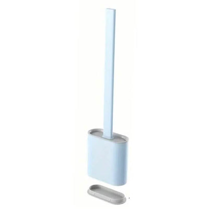 Silicone Toilet Brush with Long Holder Set DailySale