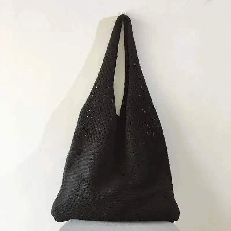 Simple Retro Hollow Crochet Bag DailySale