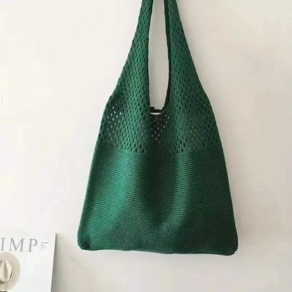 Simple Retro Hollow Crochet Bag DailySale