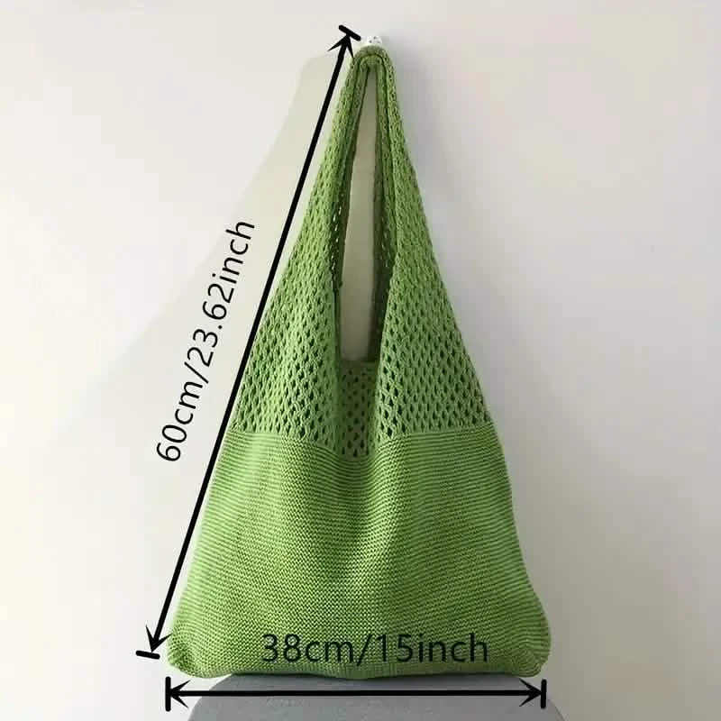 Simple Retro Hollow Crochet Bag DailySale