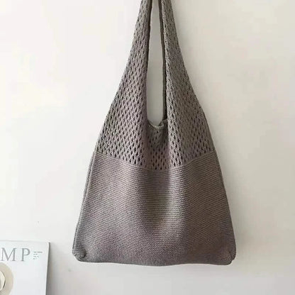 Simple Retro Hollow Crochet Bag DailySale