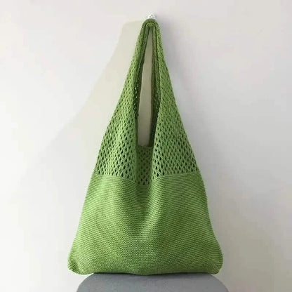 Simple Retro Hollow Crochet Bag DailySale