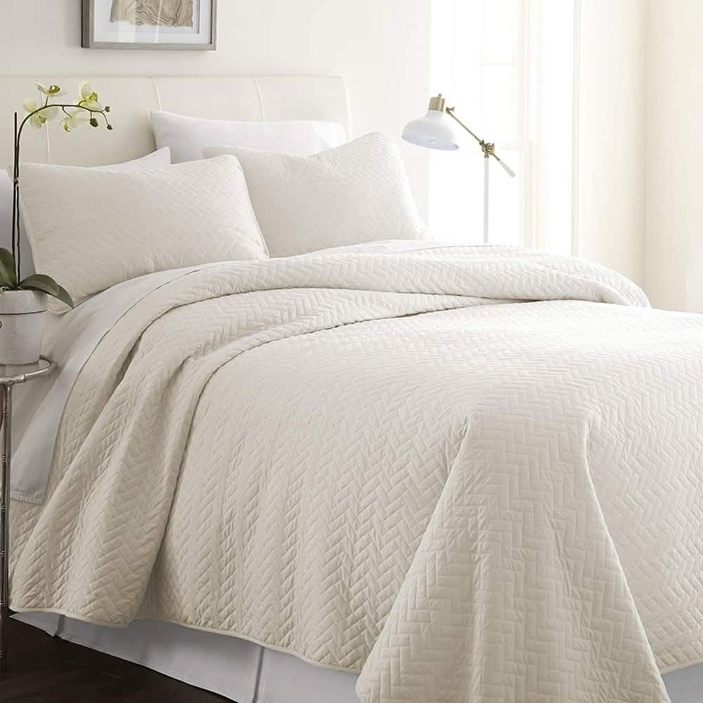 Simply Soft Quilted Coverlet Set - Assorted Styles DailySale