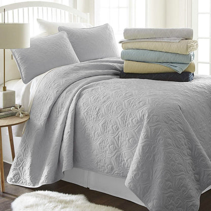 Simply Soft Quilted Coverlet Set - Assorted Styles DailySale