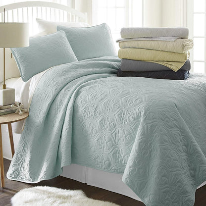 Simply Soft Quilted Coverlet Set - Assorted Styles DailySale