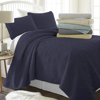 Simply Soft Quilted Coverlet Set - Assorted Styles DailySale