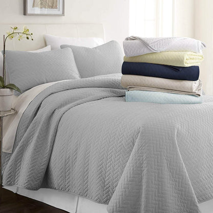 Simply Soft Quilted Coverlet Set - Assorted Styles DailySale