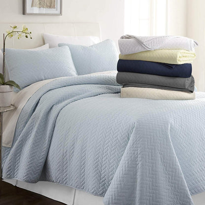 Simply Soft Quilted Coverlet Set - Assorted Styles DailySale