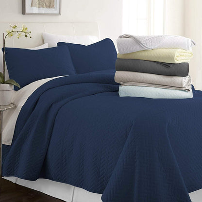 Simply Soft Quilted Coverlet Set - Assorted Styles DailySale