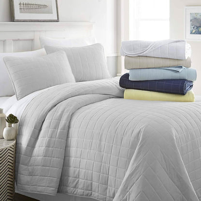 Simply Soft Quilted Coverlet Set - Assorted Styles DailySale