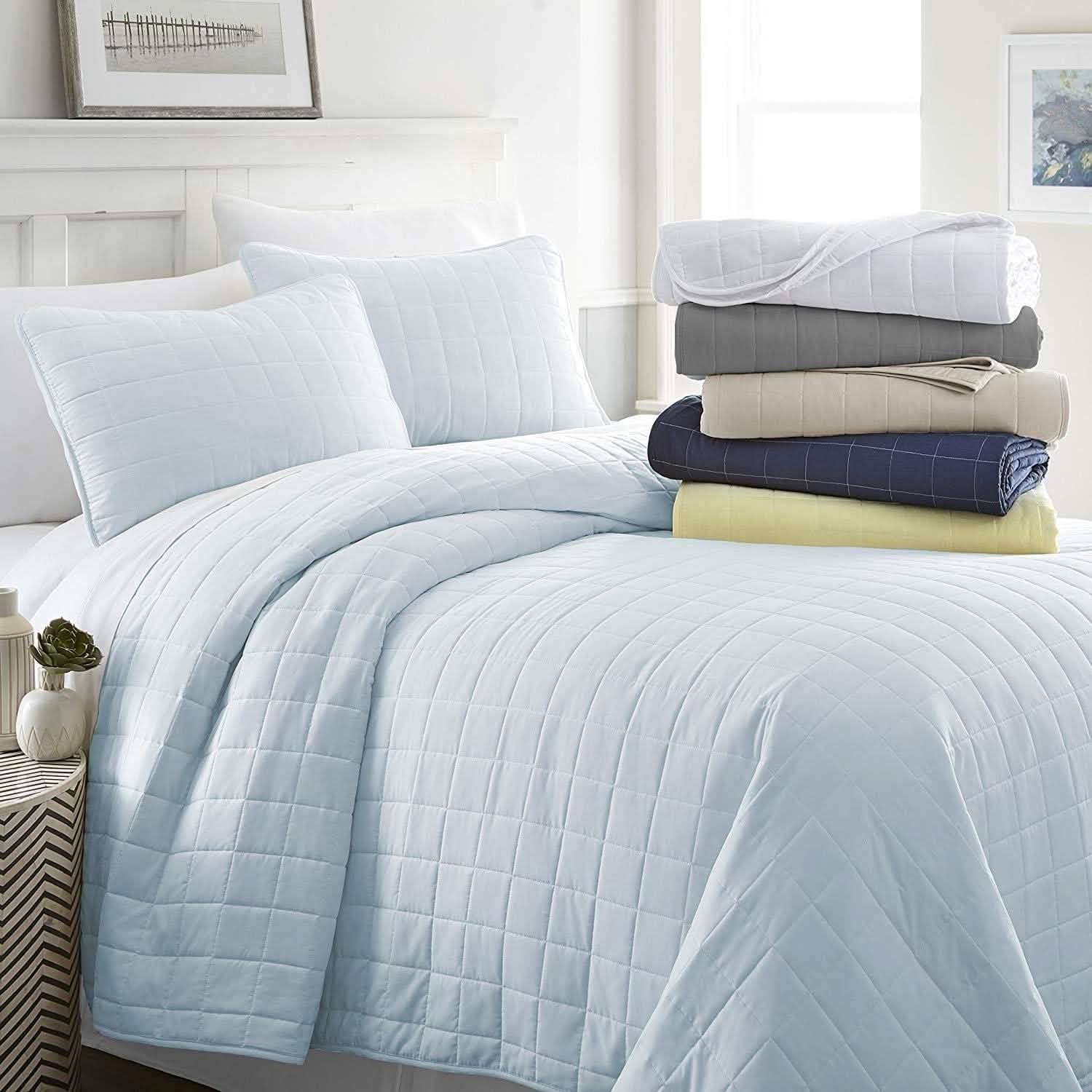 Simply Soft Quilted Coverlet Set - Assorted Styles DailySale