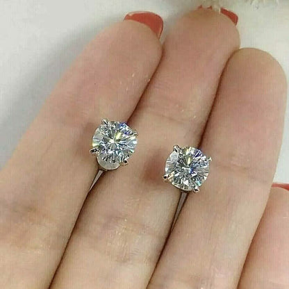 Single 0.40CT Real Genuine Diamond Stud Earring 14k Solid Gold Wow DailySale
