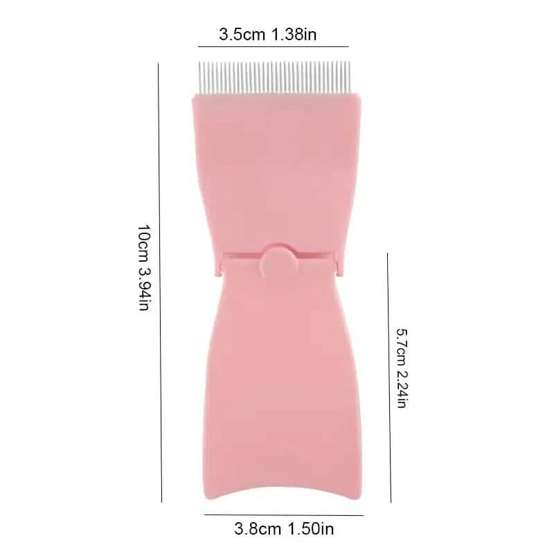 Single Foldable Steel Needle Eyelash Comb DailySale