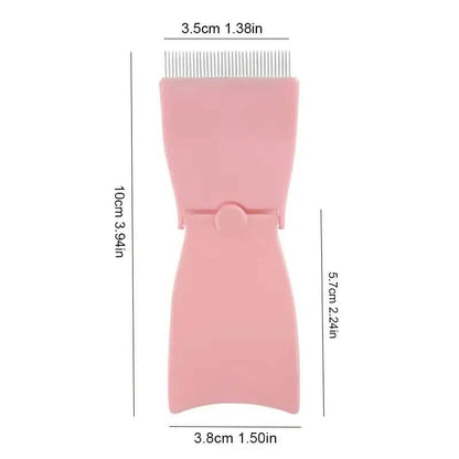 Single Foldable Steel Needle Eyelash Comb DailySale