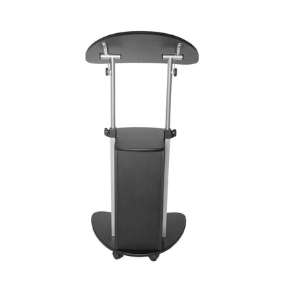 Sit-to-Stand Rolling Adjustable Laptop Cart with Storage DailySale