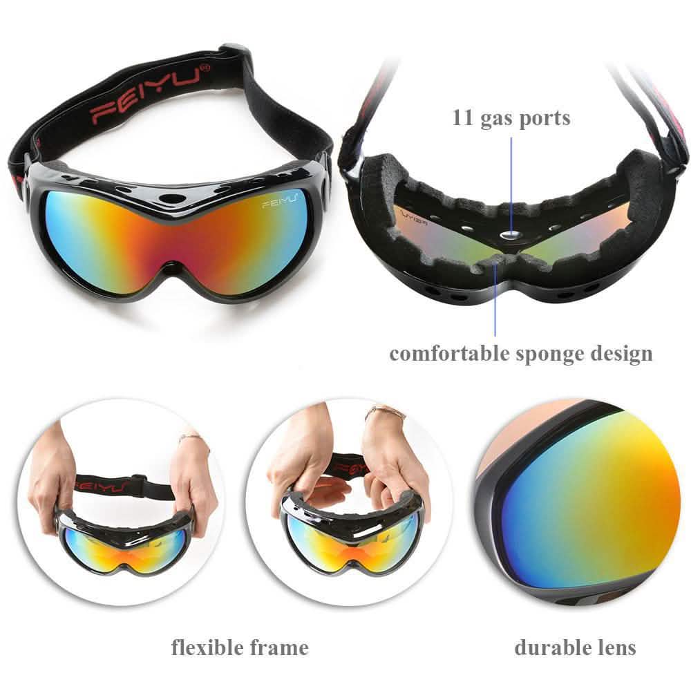 Ski Goggles Double Anti Fog Lenses Sun Glasses for Kids DailySale