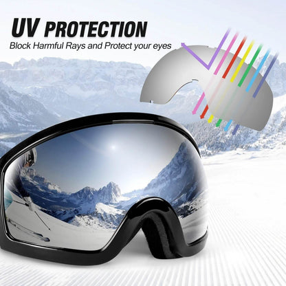 Ski Goggles Double Lens Anti-Fog Winter Windproof DailySale