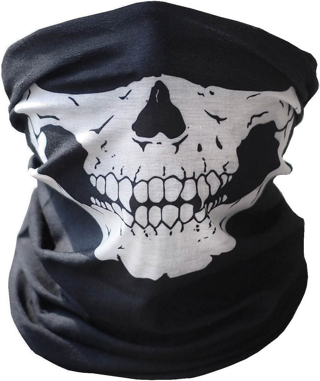 Skull Face Bandana Mask and Neck Gaiter DailySale