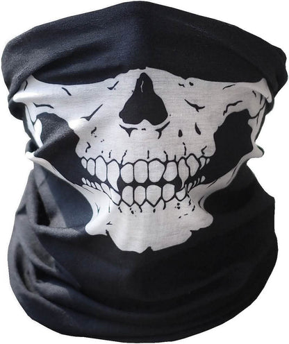 Skull Face Bandana Mask and Neck Gaiter DailySale
