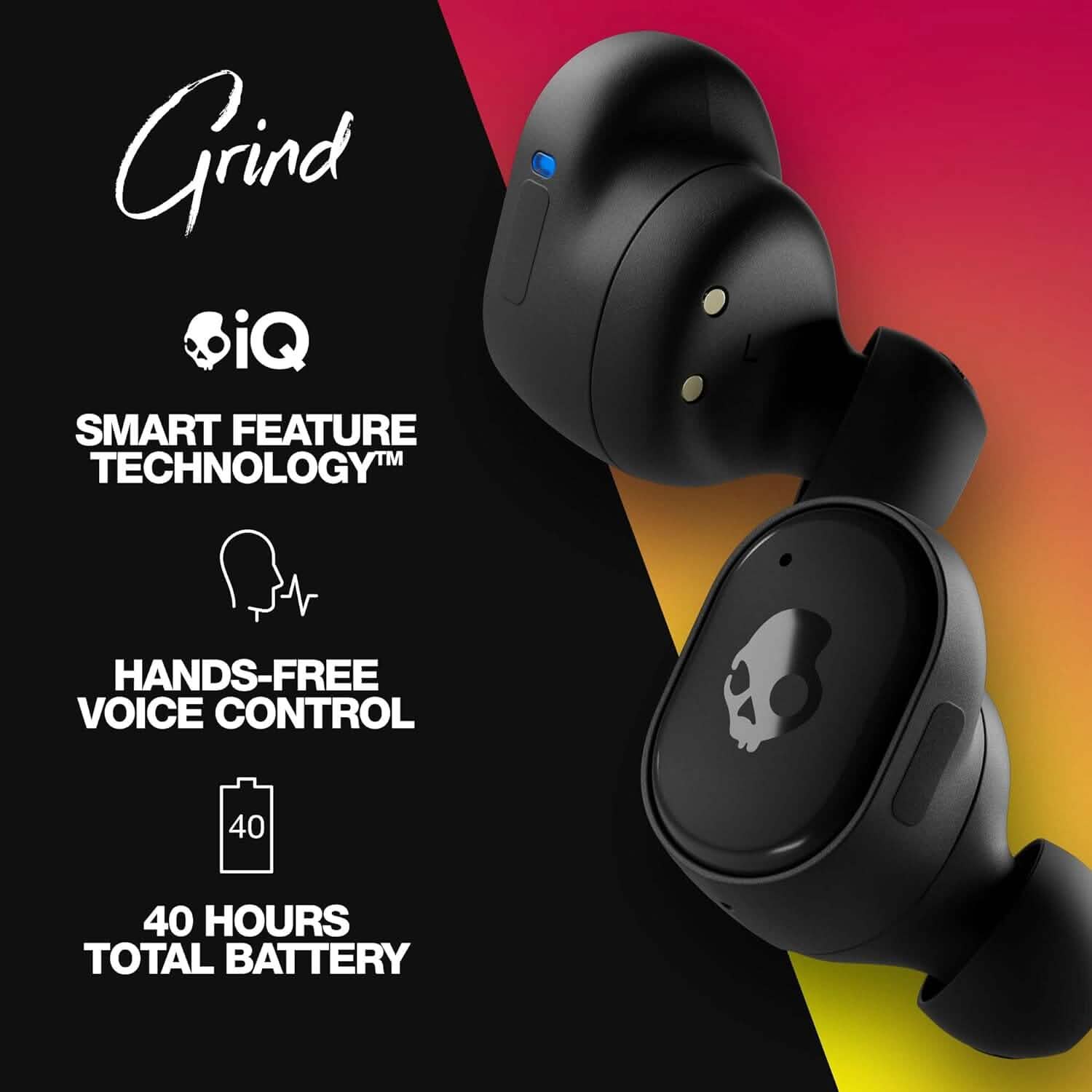 Skullcandy Grind In-Ear Wireless Earbuds  (Refurbished) DailySale