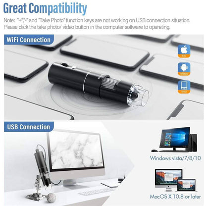 Skybasic 50X to 1000X WiFi Handheld Zoom Endoscopic Camera DailySale