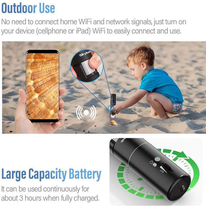 Skybasic 50X to 1000X WiFi Handheld Zoom Endoscopic Camera DailySale
