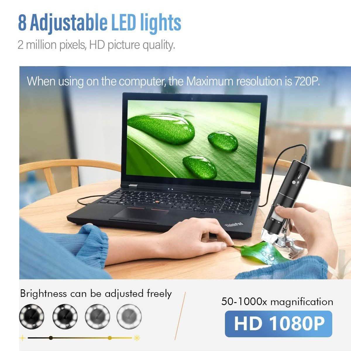Skybasic 50X to 1000X WiFi Handheld Zoom Endoscopic Camera DailySale