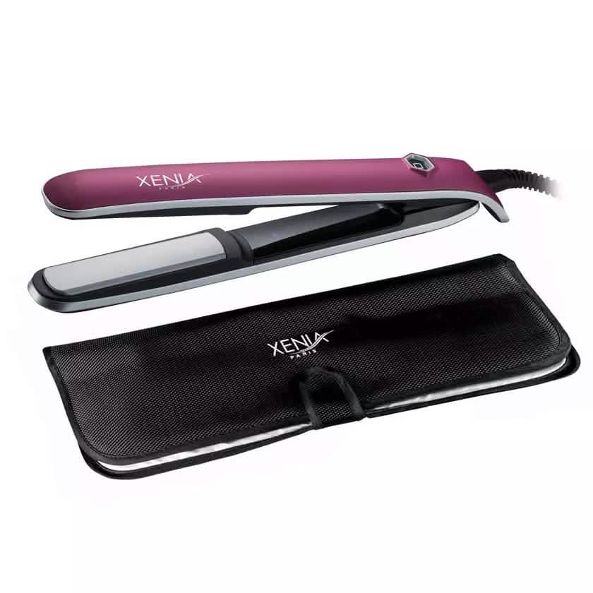 Sleek 1" Professional Ceramic Flat Iron with Protective Heat Station Mat DailySale
