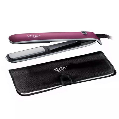 Sleek 1" Professional Ceramic Flat Iron with Protective Heat Station Mat DailySale