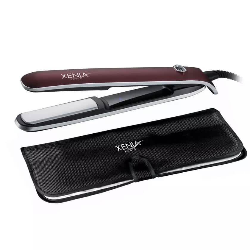 Sleek 1" Professional Ceramic Flat Iron with Protective Heat Station Mat DailySale