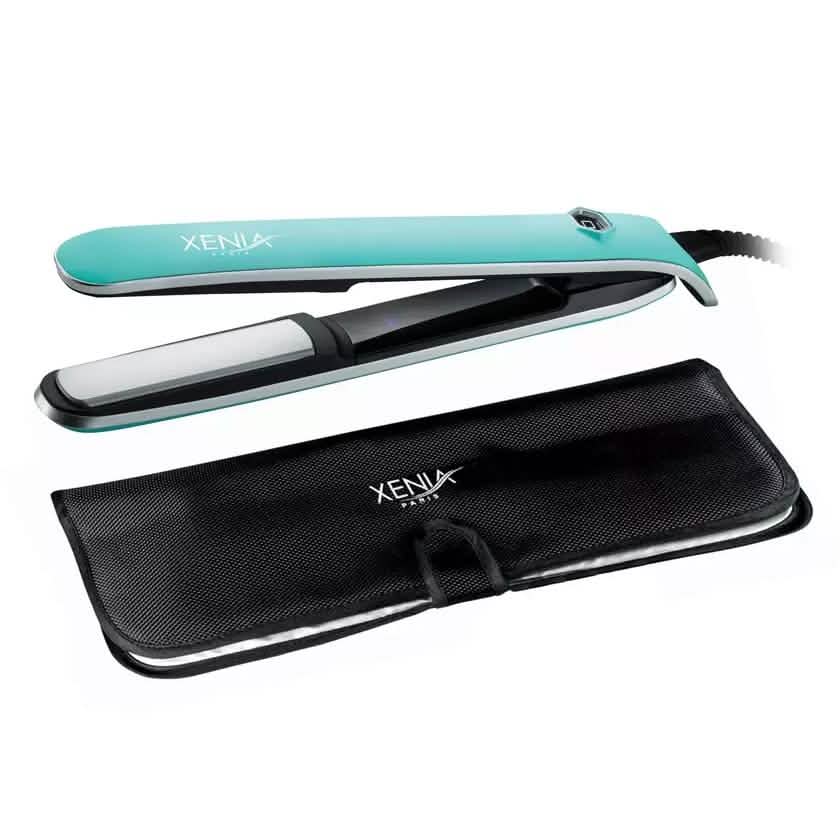 Sleek 1" Professional Ceramic Flat Iron with Protective Heat Station Mat DailySale