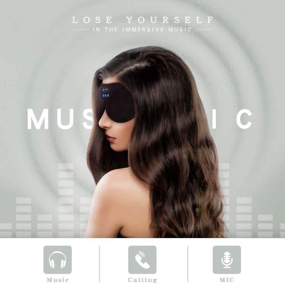 Sleep Headset Bluetooth 5.0 Wireless 3D Eye Mask DailySale